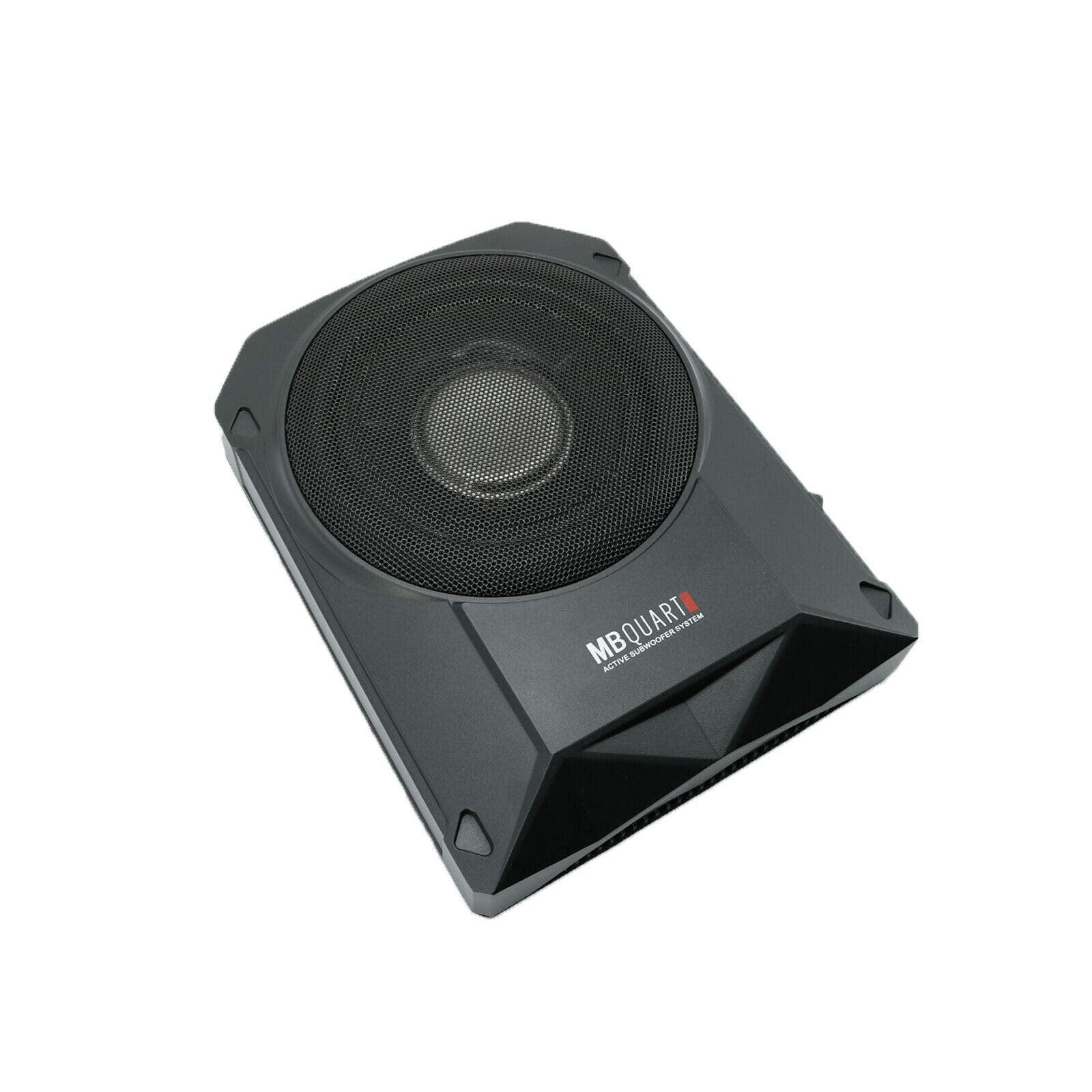 Subwoofer MB Quart Serie de Referencia 8 Pulgadas Negro con Amplificador Integrado para Coche, Barco, RV, ATV