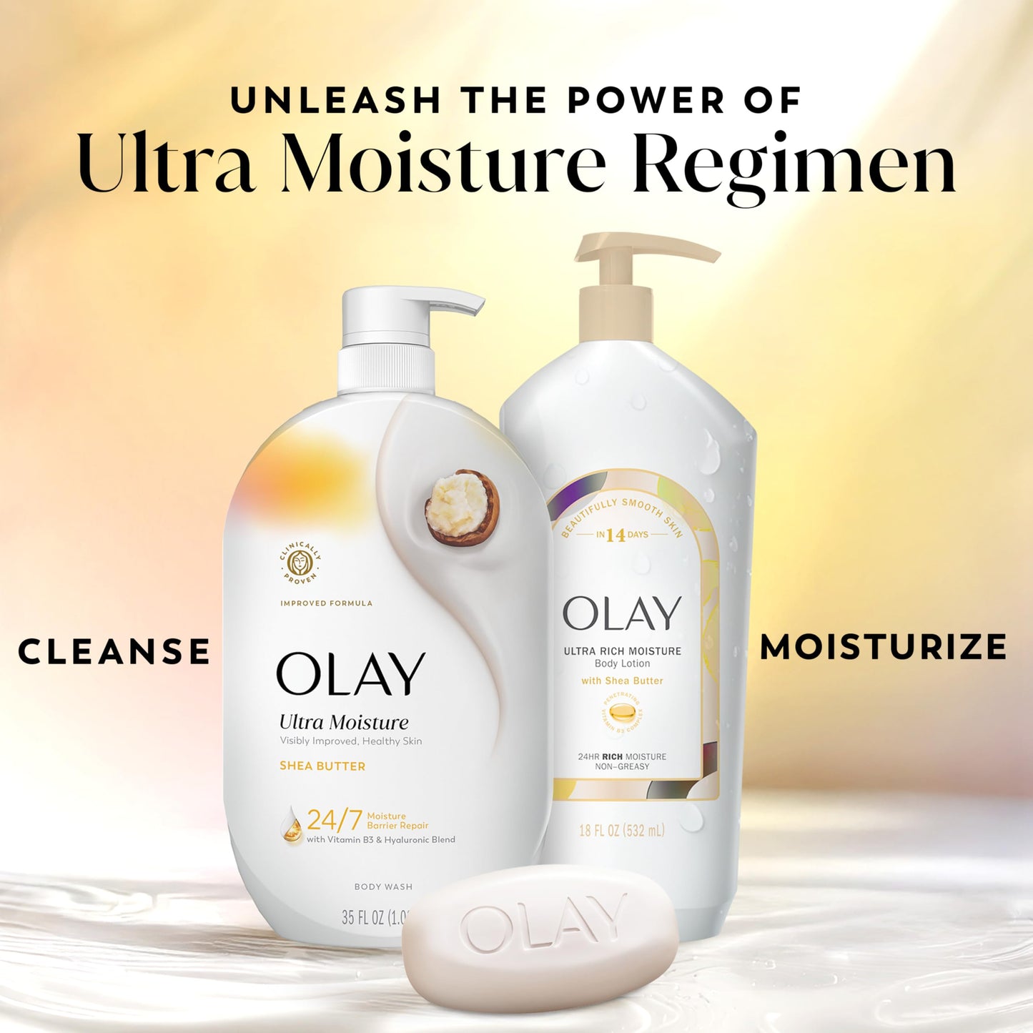 "Olay Gel de Ba?o Ultra Moisture con Manteca de Karit?