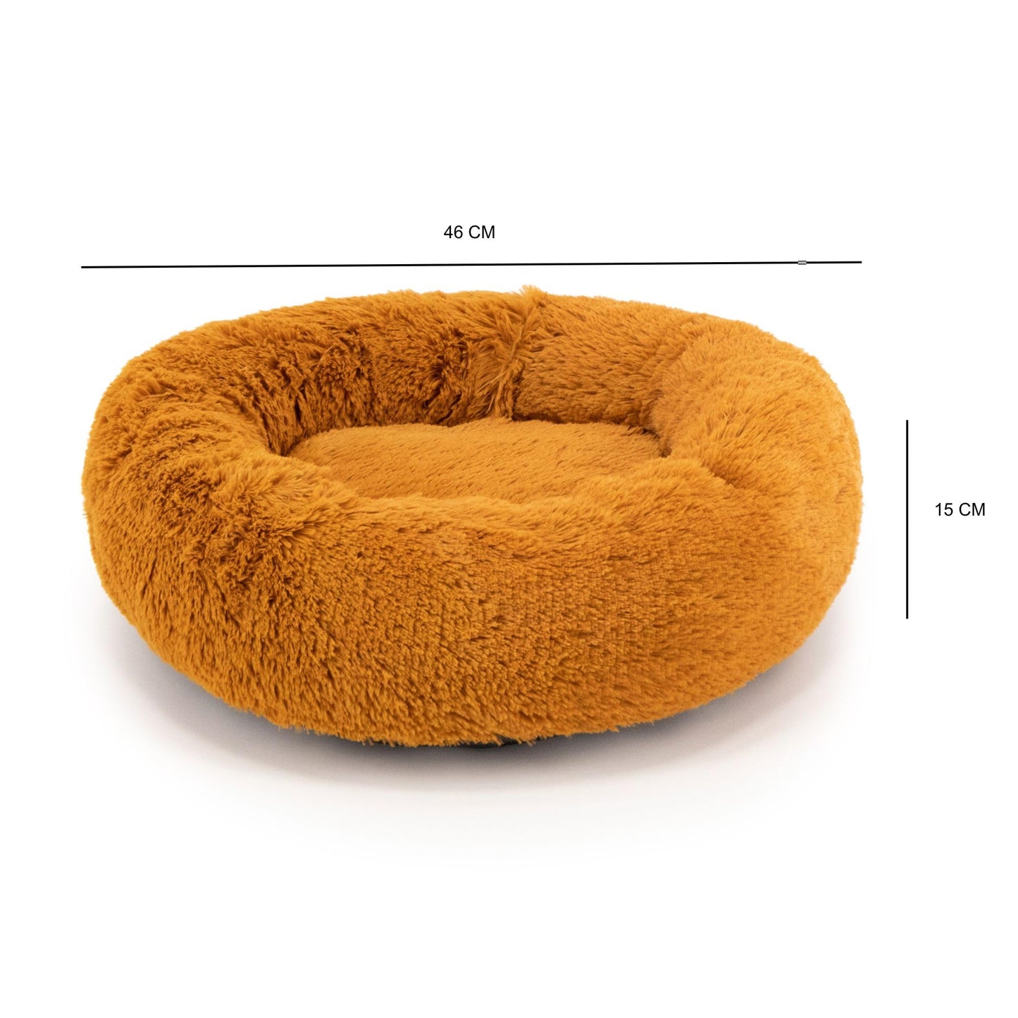 Cama Tipo Dona Antiestrés PETS APPAREL HILLS Beige para Perro X-Small