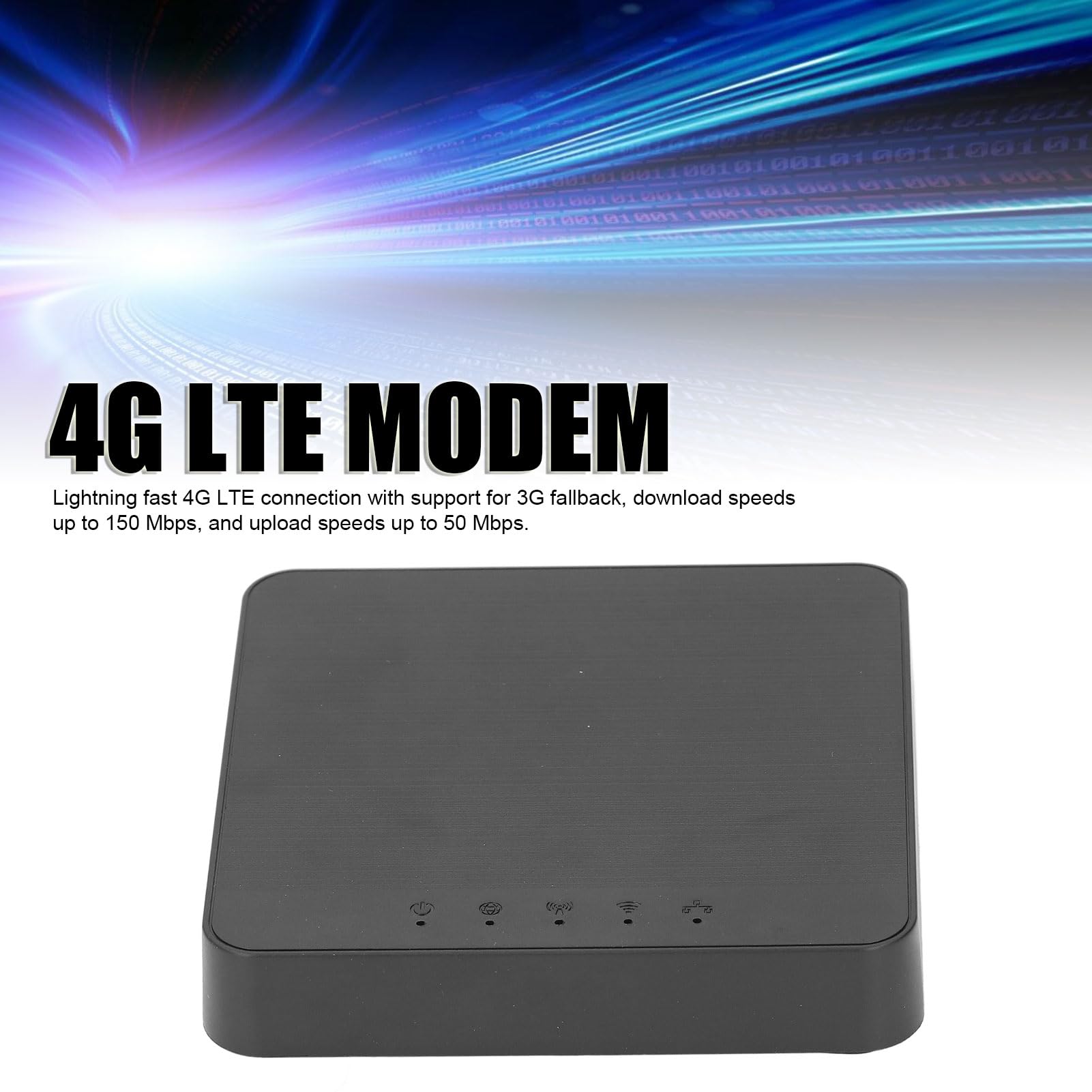 Enrutador de Viaje 4G LTE WiFi Portátil para Europeos con 2 Puertos Gigabit Ethernet y Tarjeta Nano SIM