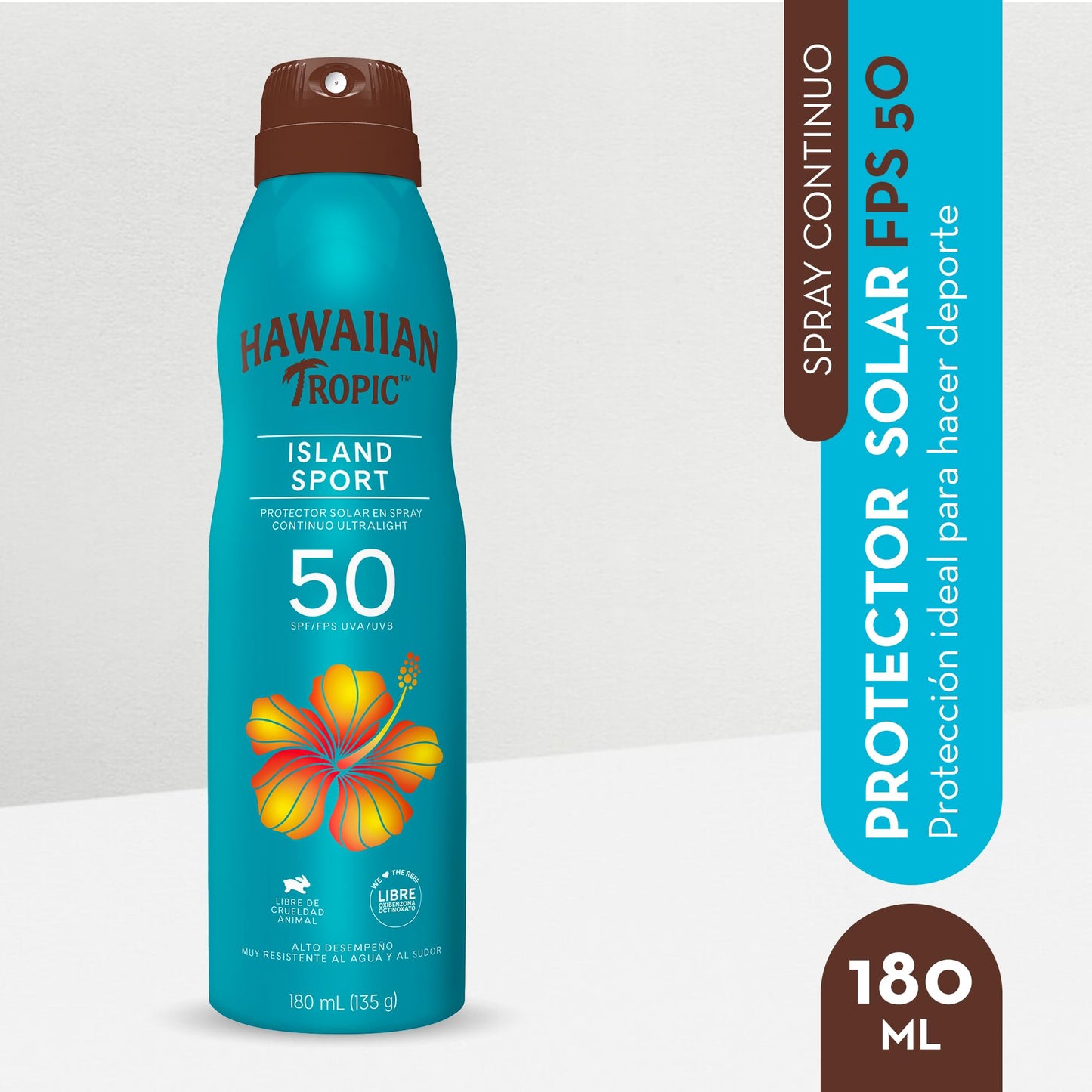 Hawaiian Tropic Island Sport Protector Solar Spray 50 FPS 170g