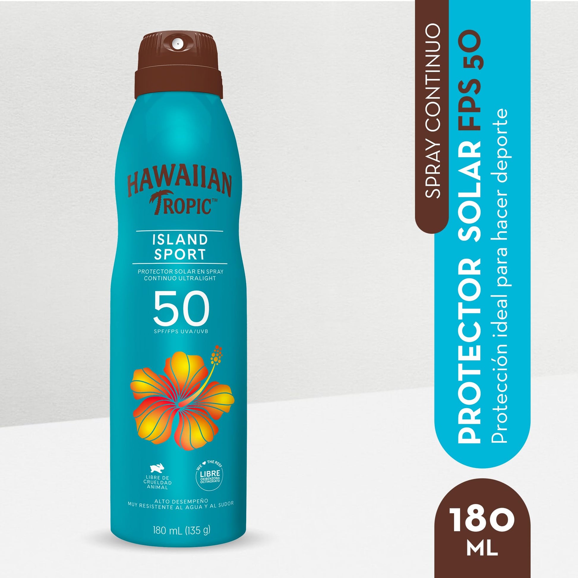 Hawaiian Tropic Island Sport Protector Solar Spray 50 FPS 170g