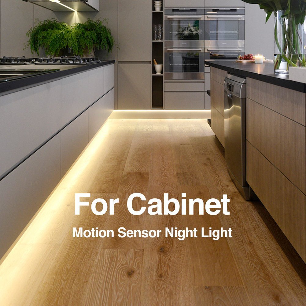Luz de Cama LED Flexible Vansky Cálida con Sensor de Movimiento y Temporizador de Apagado Automático