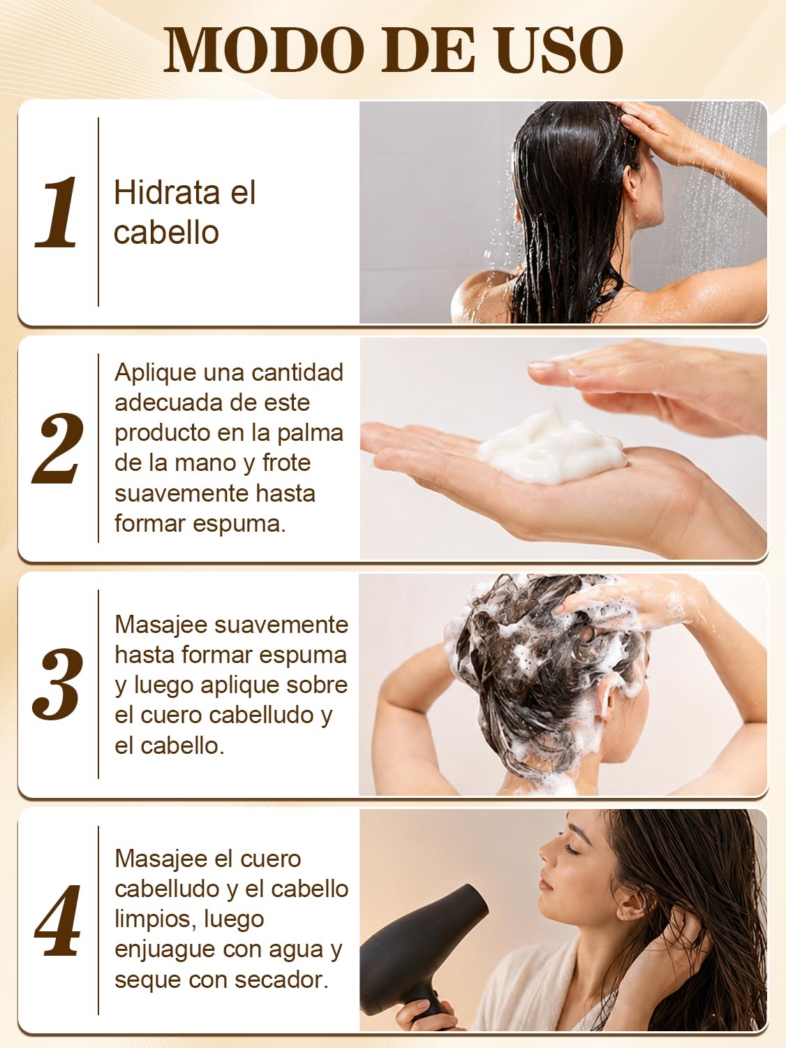 Champú Anticaída con Ginseng y Jengibre para Todo Tipo de Cabello