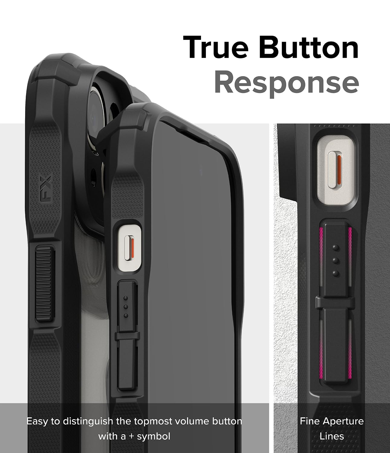 Funda iPhone 15 Ringke Negra Parachoques Resistente para Impactos