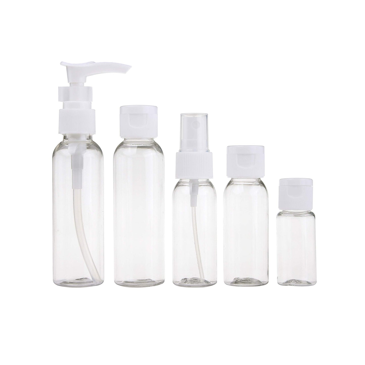 Kare & Kind Travel Set-Refillable-Tsa/Airline Approved-8 Bottles and 9 Jars-3 Tools (Pipette, Funnel and Mini Spatula) -for Downsized Portions of Your Favor 8 9 3 Favorite Cosmetics, Lotions and Cre