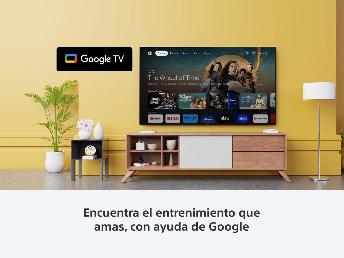 Pantalla Sony BRAVIA 4K HDR 43 Pulgadas Serie S30 Google TV
