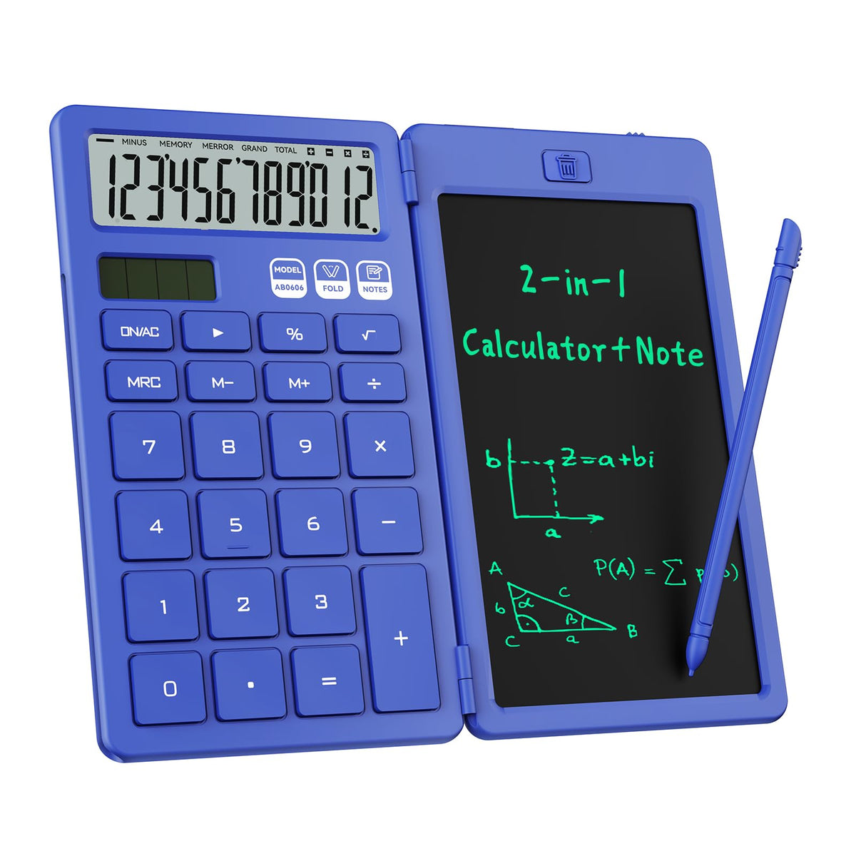Calculadora Básica ROATEE de Escritorio LCD Borrable para Escuela Secundaria