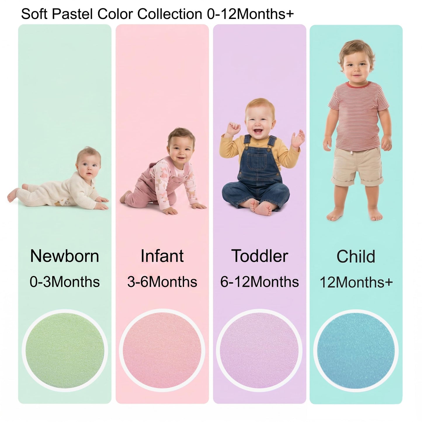 Royal Angels Almohadillas de repuesto para limas de uñas de bebé, 8 cabezales para niños pequeños y niños, universal, compatible con la mayoría de las limas de uñas eléctricas (morado, 6 – 12 meses)