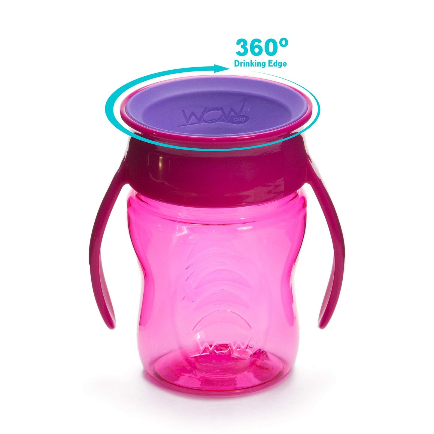Wow Cup for Baby 360 - Taza para bebé (207 ml), color rosa