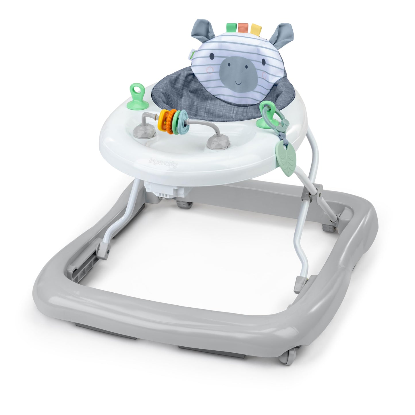 Ingenuity Smooth Strides - Cambray - Caminador de desarrollo - Barra de altura de 3 posiciones - Juguetes incluidos - 6M-12M
