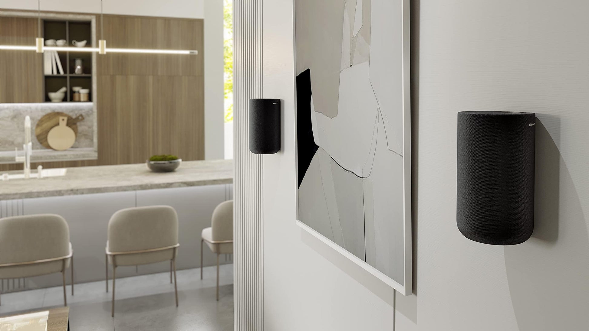 Sony Bocinas posteriores inalámbricas complementarias SA-RS5 con Salida Total de 180 W y batería integrada