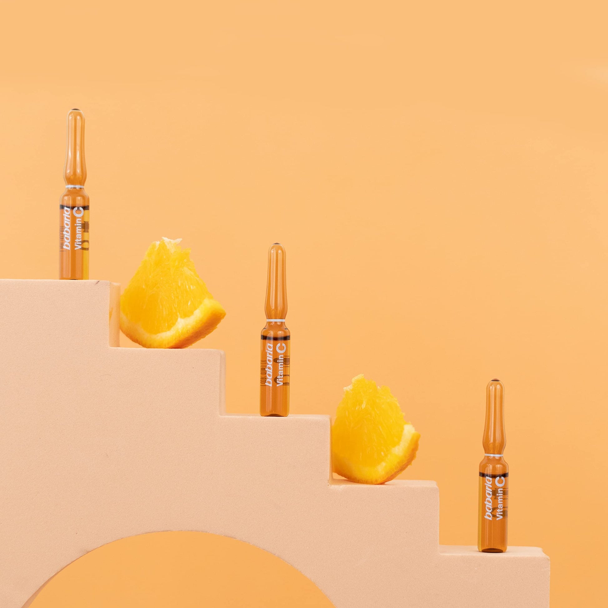 Babaria Ampollas Faciales Vitamica C, 5 Unidades de 2 Mililitros