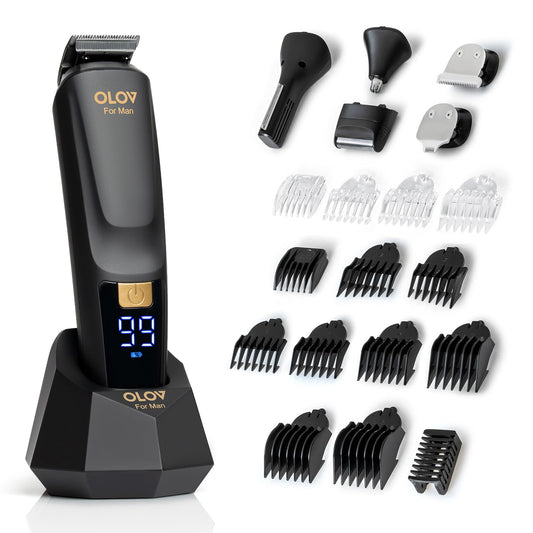 Cortador de Barba Negro para Hombre