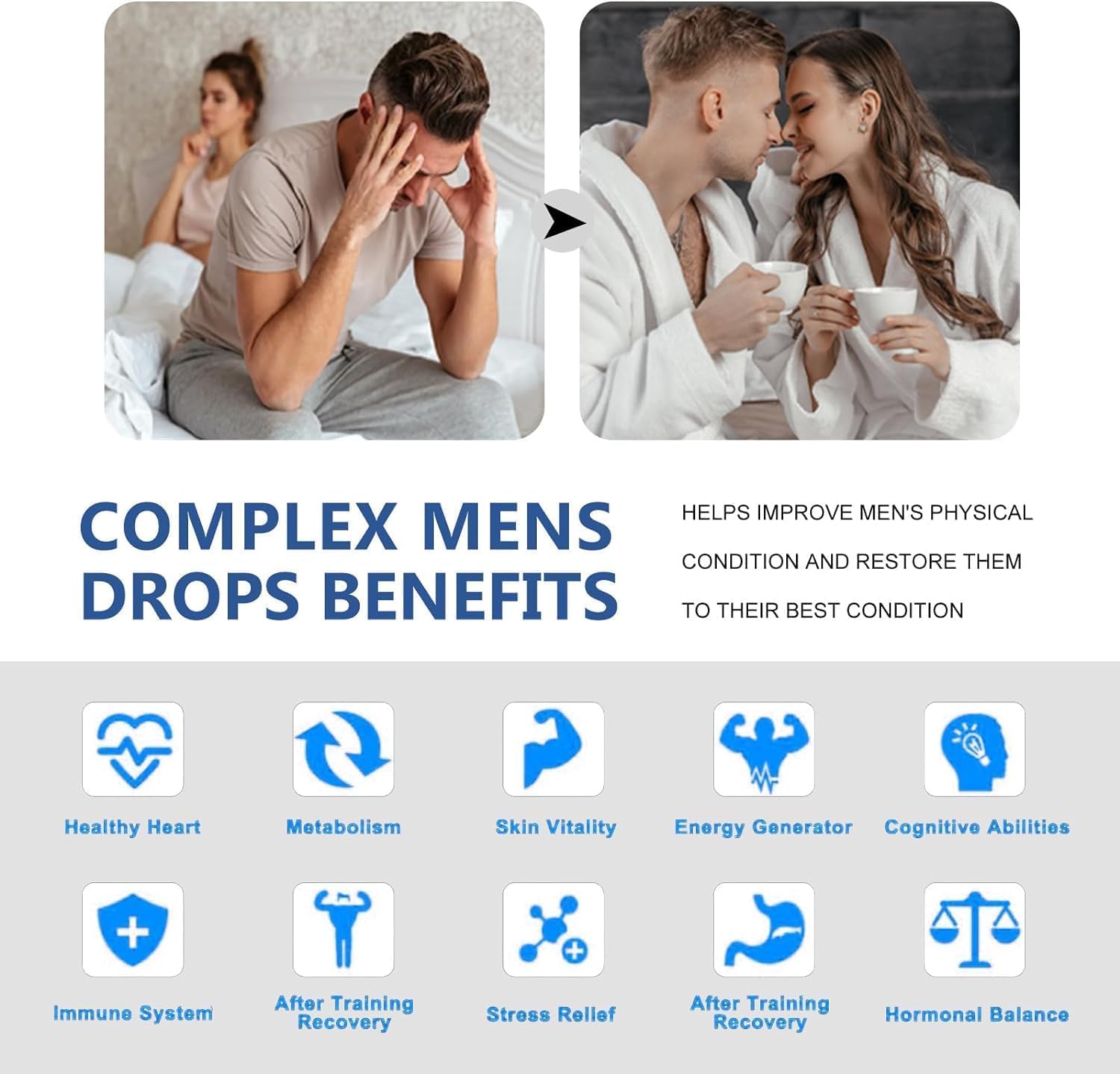 NexusBio Labs Men's Drops Super-Potent Formula 30ML - Set of 2