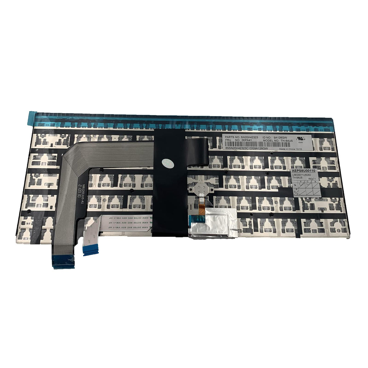 Repuesto de Teclado Siakoocty Negro con Puntero para Portátil Thinkpad T460s T470s S2