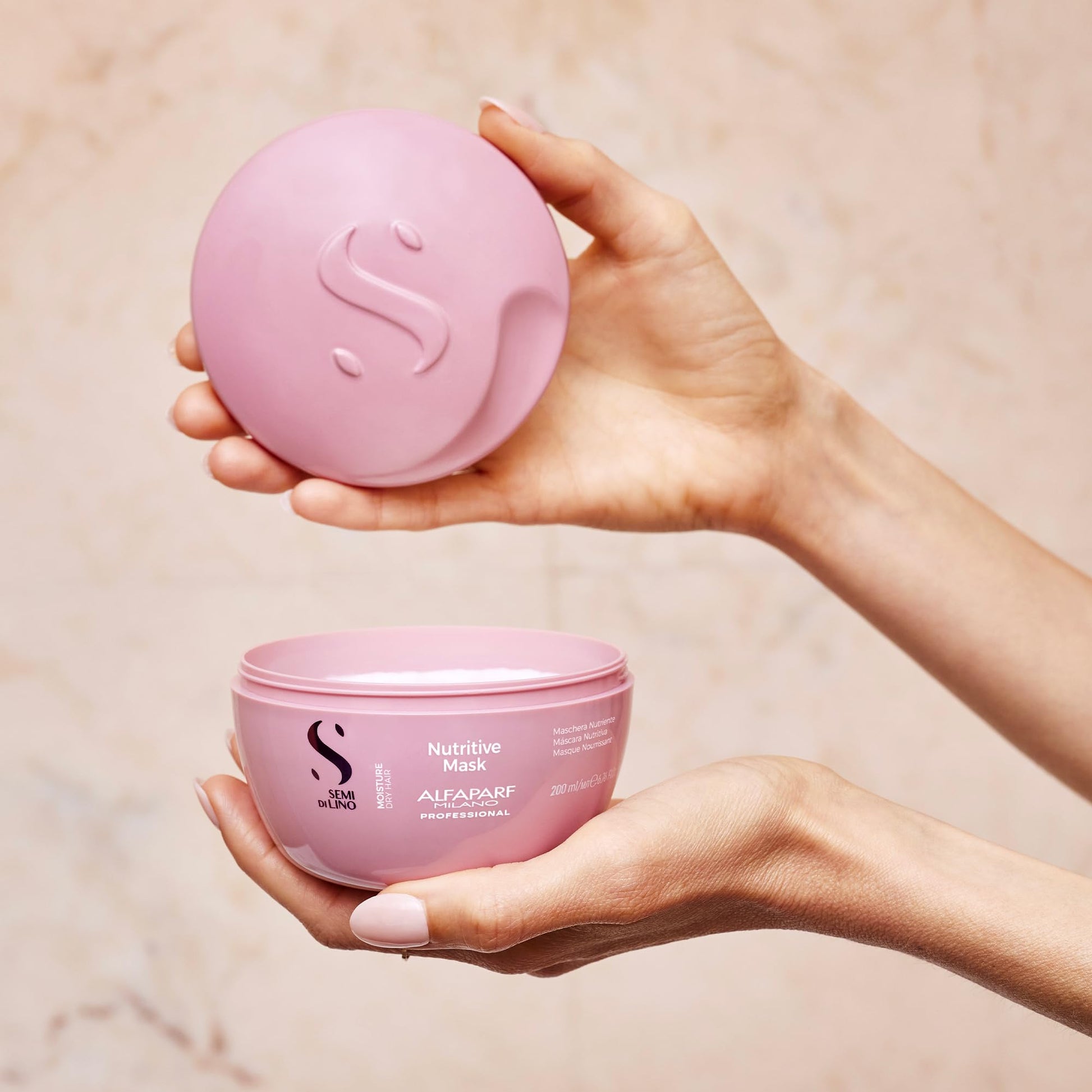 Máscara Nutritiva Alfaparf Milano Semi Di Lino para Cabello Seco Seguro en Cabello Tratado con Color