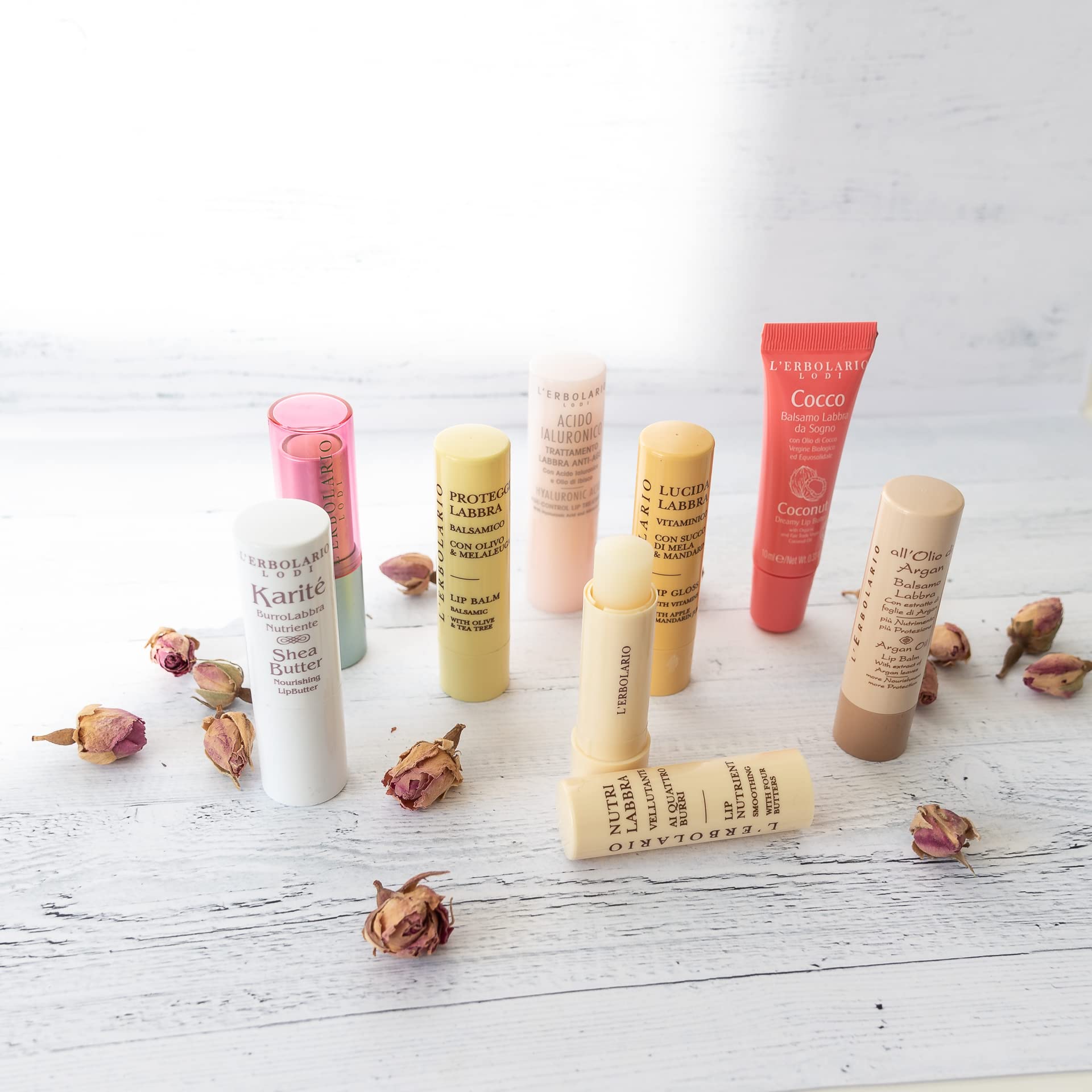 LErbolario L'erbolario lip gloss - apple & mandarin - hydrate, protect and soften lips with a light shimmer - cruelty free, dermatologically tested, no silicones, parabens, or petrolatum - .15 oz
