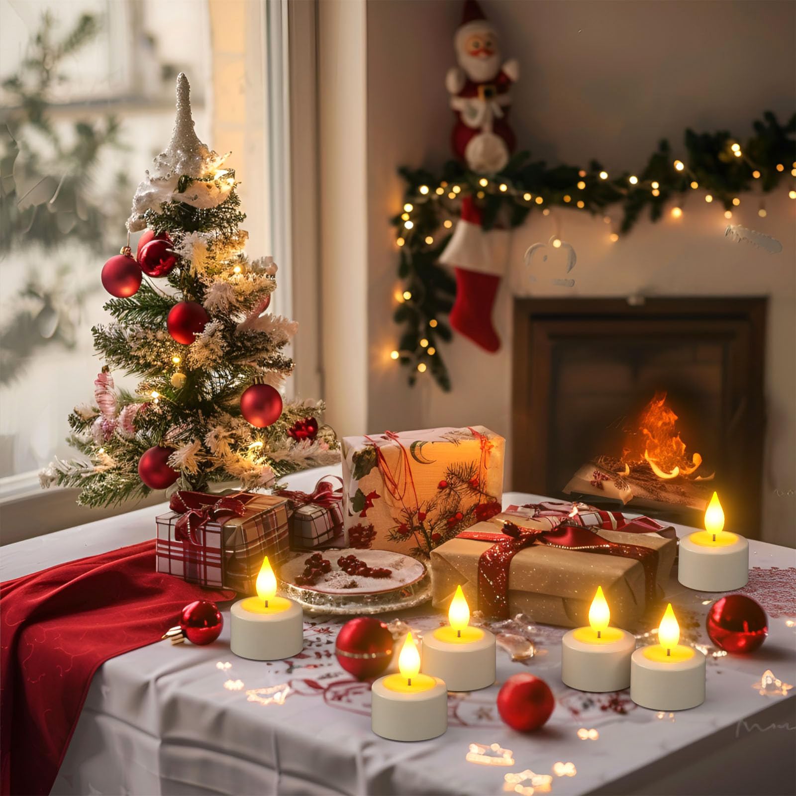 Velas Recargables Yme Blancas con Control Remoto para Decoración del Hogar