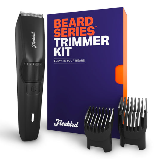 Recortadora Freebird BeardSeries Afilada Acero Inoxidable Inalámbrica Recargable 40 Ajustes para Barba Cabello Cuerpo