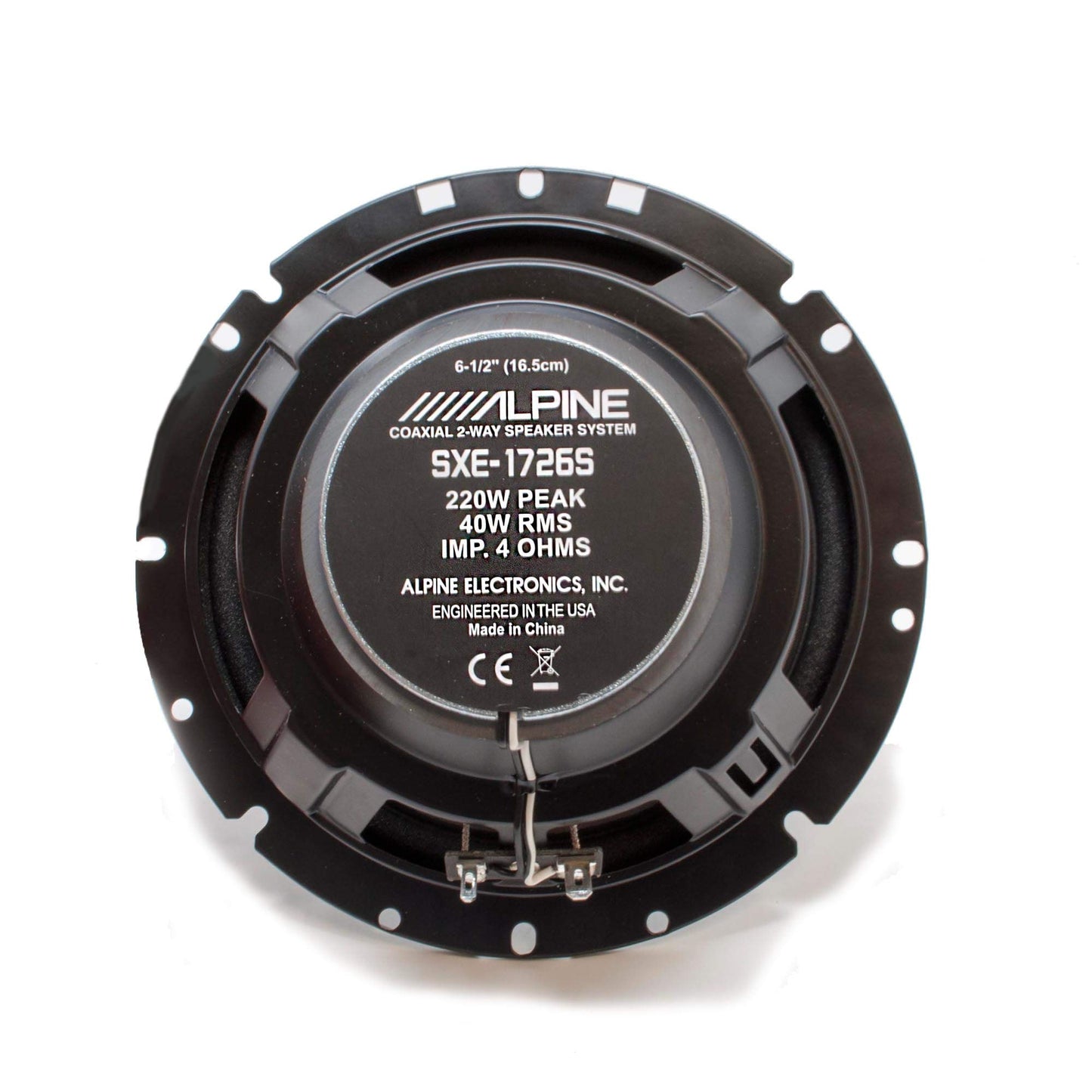 Altavoces Coaxiales Alpine 6.5 Pulgadas 220 W 2 Vías para Coche