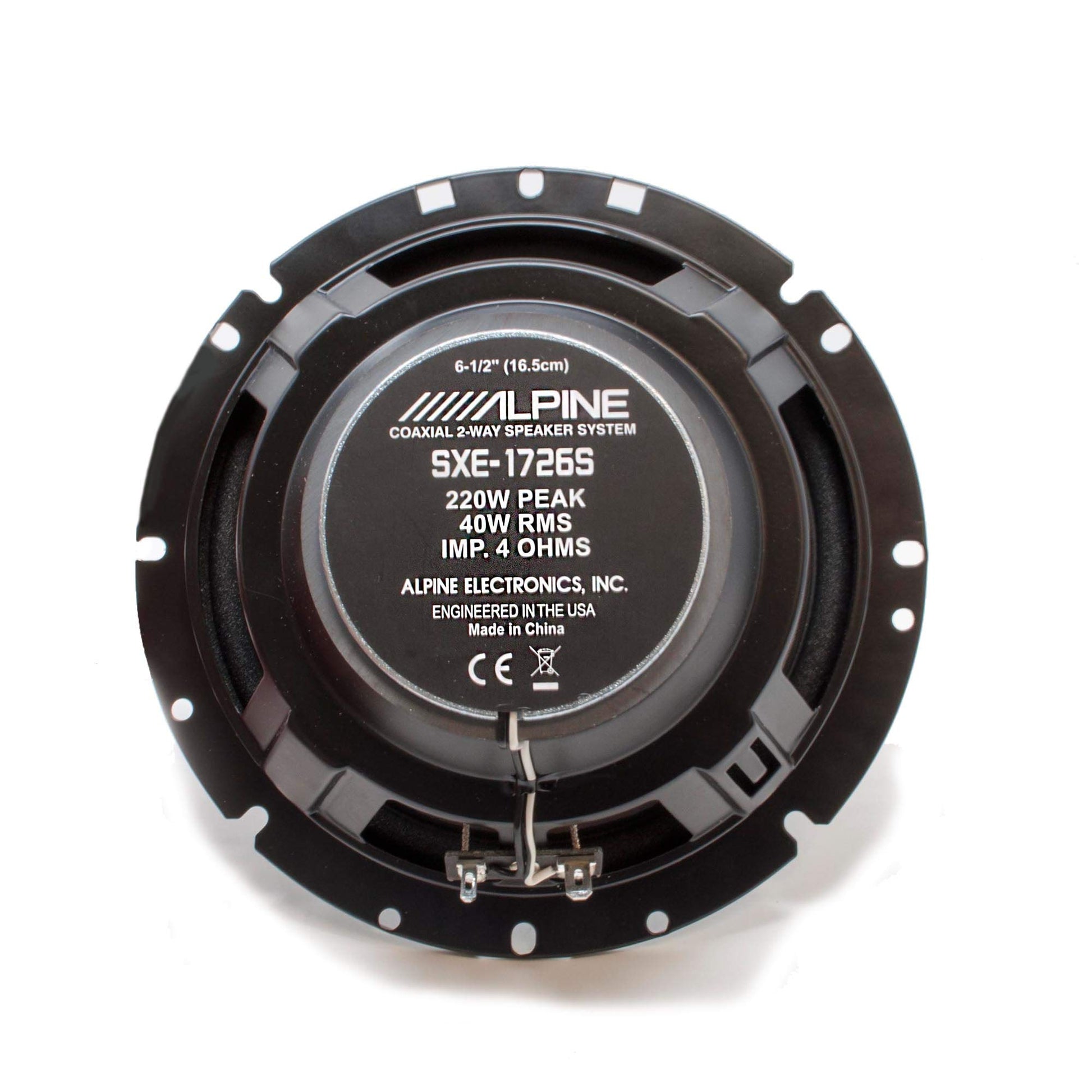 Altavoces Coaxiales Alpine 6.5 Pulgadas 220 W 2 Vías para Coche