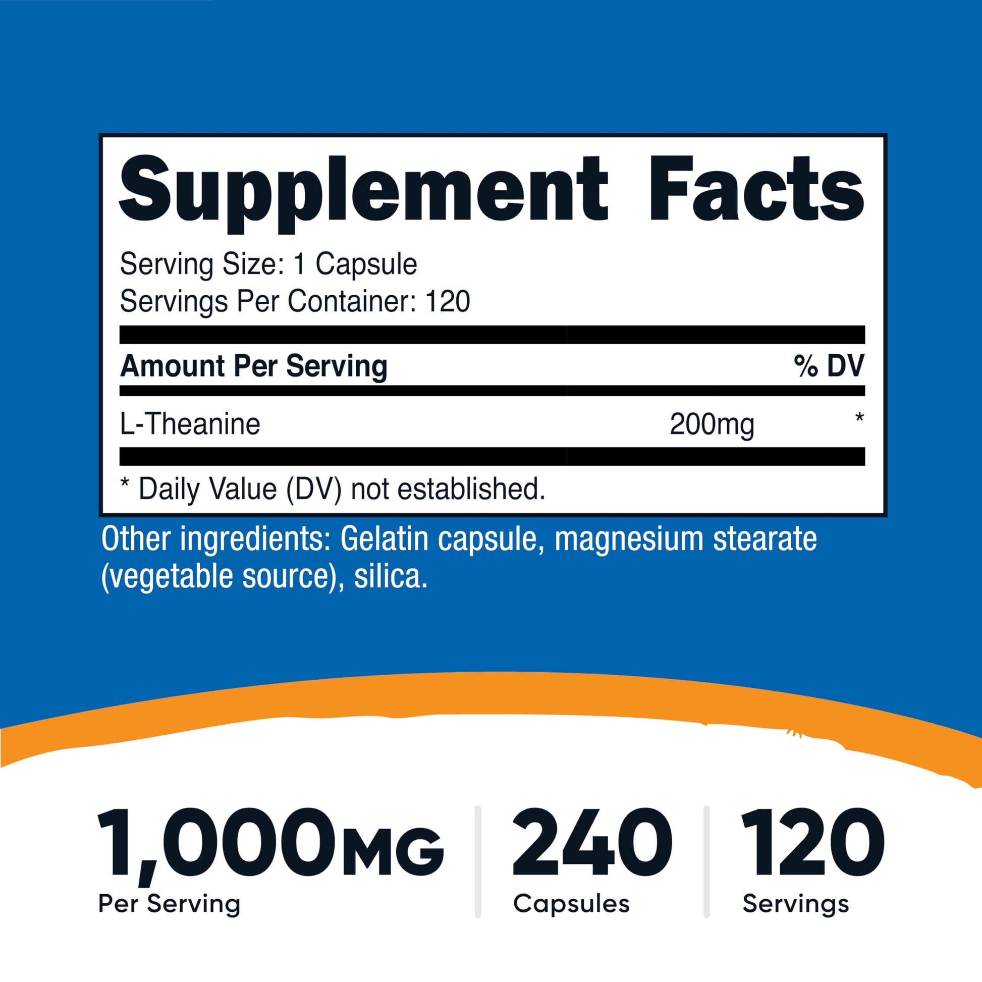 Suplemento Nutricost Panax Ginseng 1000 mg sin OMG y sin Gluten