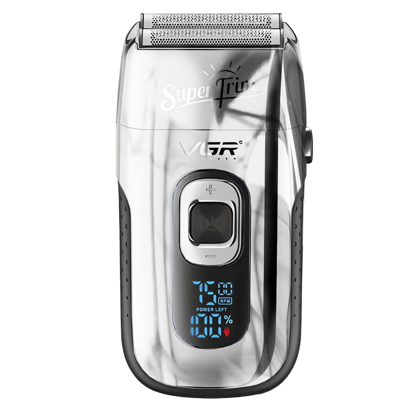Rasuradora para Hombre Shaver Trimmer VGR V-332, Profesional, Maquina para Cortar Cabello, Barba y Patillas Inalámbrica, Recargable (Plateado)