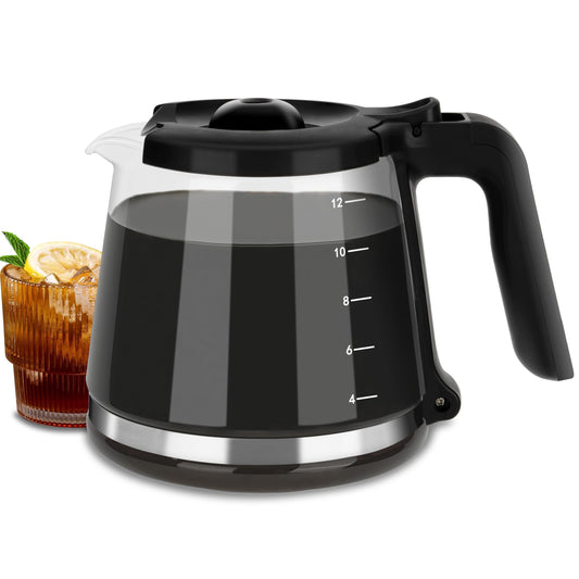 Jarra de café de repuesto de 12 tazas, compatible con Mr. Coffee Maker Reemplaza la pieza # RF, LM, PC, SC y BVMC-RF300 Series-2