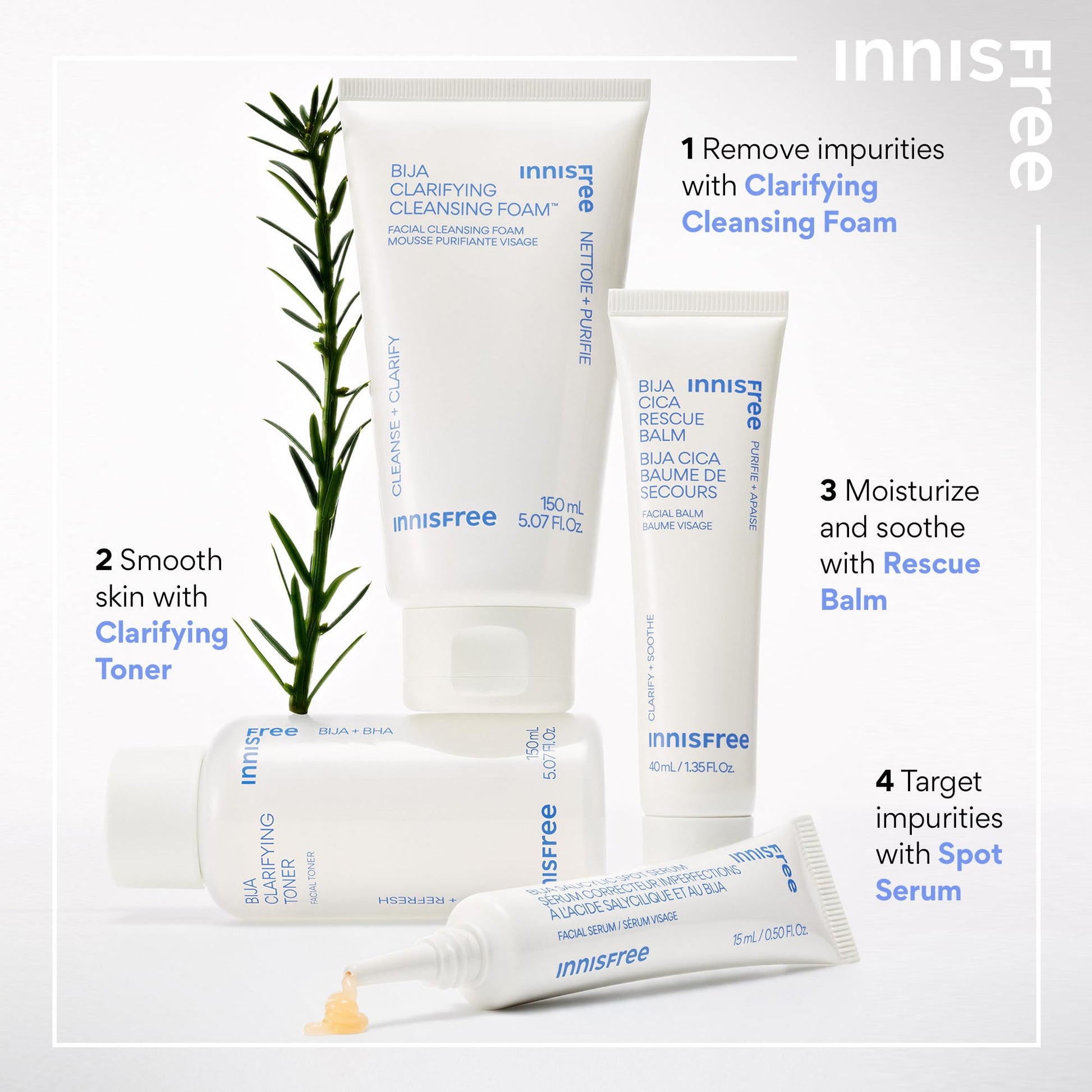 innisfree Clarifying Spot Serum with Bija Seed Oil Face Treatment