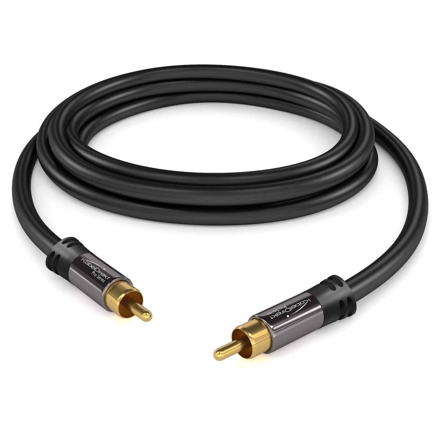 KabelDirekt – Cable RCA Coaxial – 1×1 – 9ft/3m – serie PRO