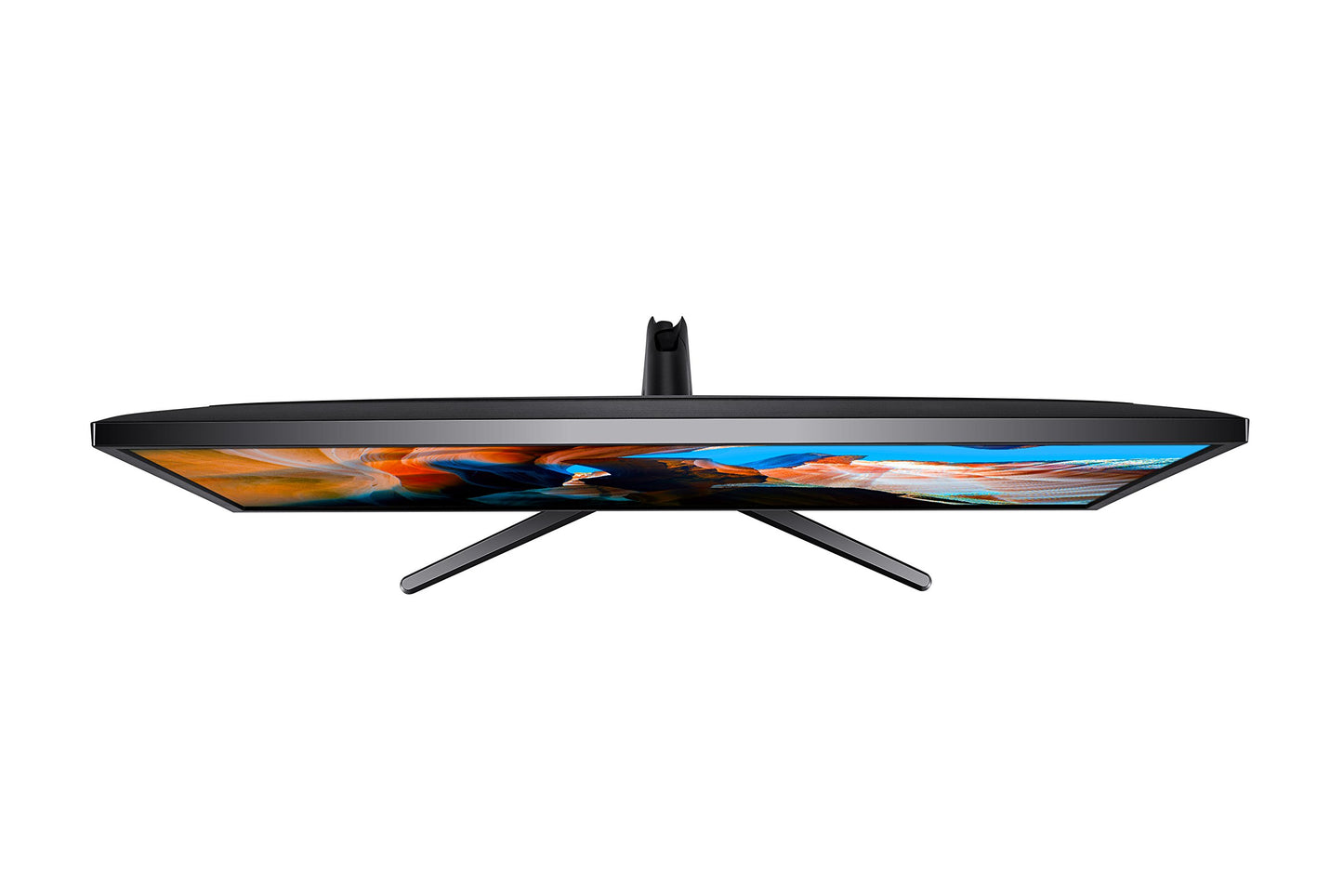 SAMSUNG Monitor UJ59 4K de 32 pulgadas (LU32J590UQNXZA) - UHD, 3840 x 2160p, 60hz, 4ms, monitor dual, monitor de laptop, soporte de monitor/elevador/montaje compatible con AMD FreeSync, juegos, HDMI, DP, negro