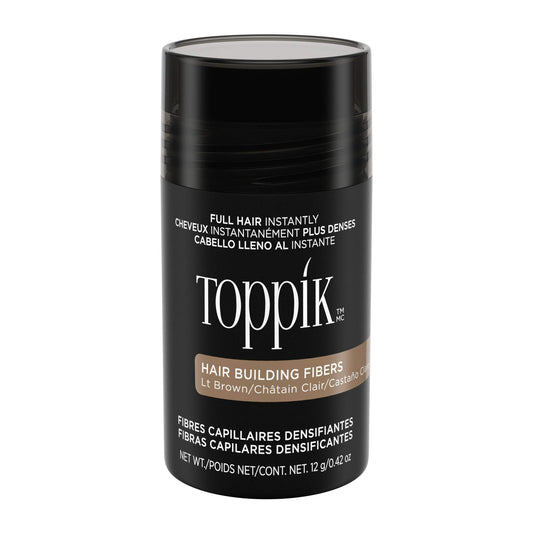 Toppik - Fibras para la formación del cabello, marrón claro, 0.42 onzas (el empaque puede variar)