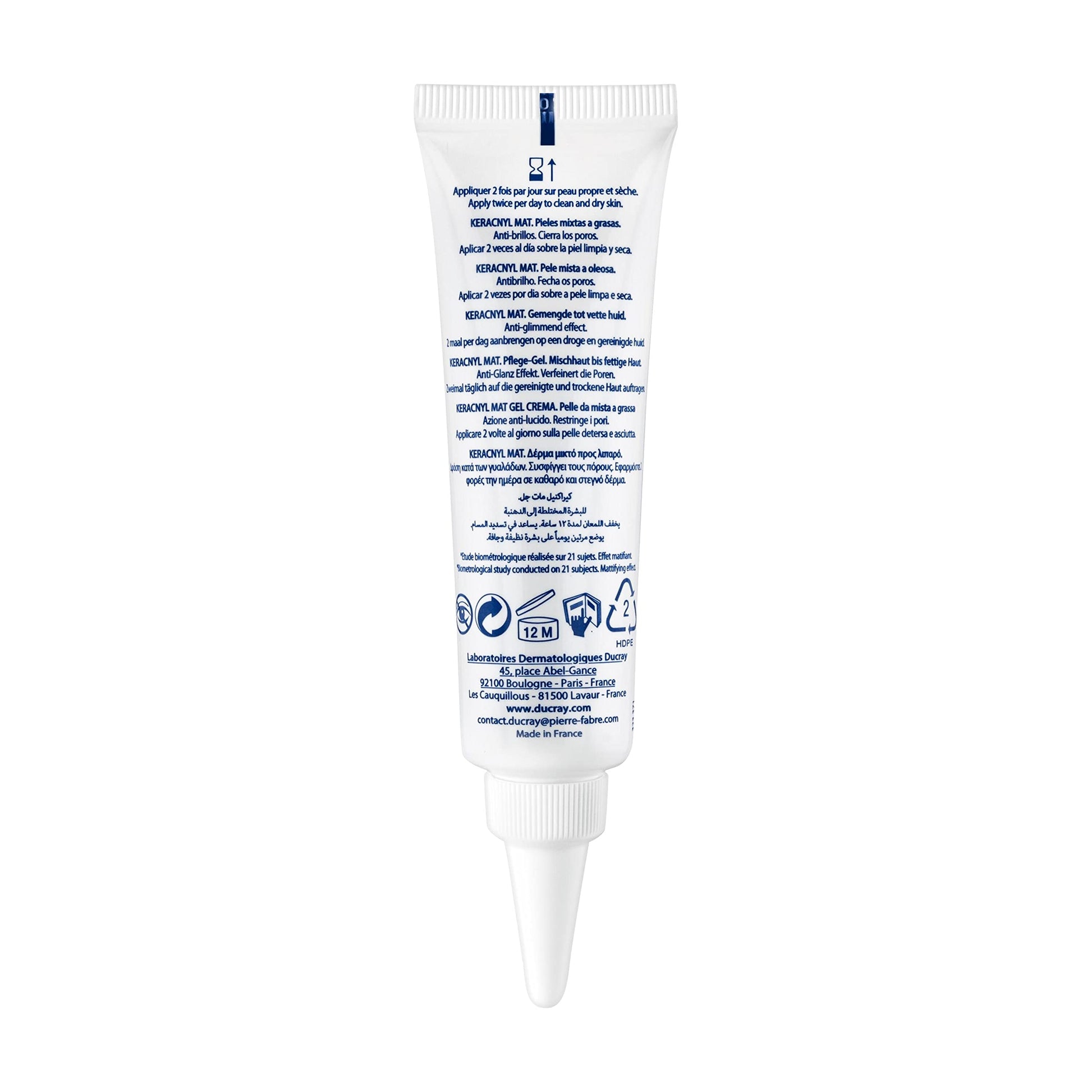 Ducray Keracnyl Mat, Crema Matificante, Piel Grasa, 30ml