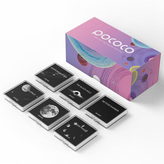 Luna y Estrellas: Discos para POCOCO Proyector Galaxy, 5K Ultra HD, Litografía de Semiconductores (6 Discos)
