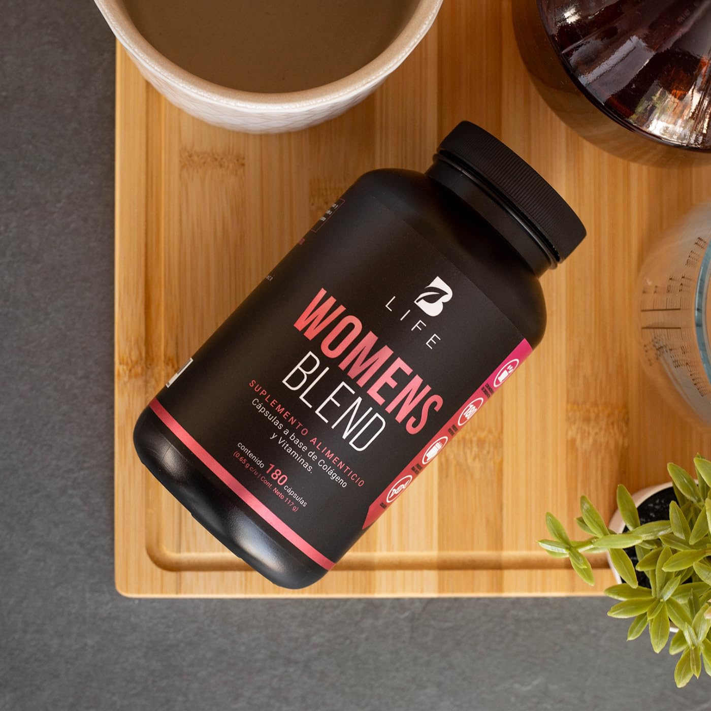 Multivitamínico B Life Womens Blend Natural 200 Cápsulas para Mujer