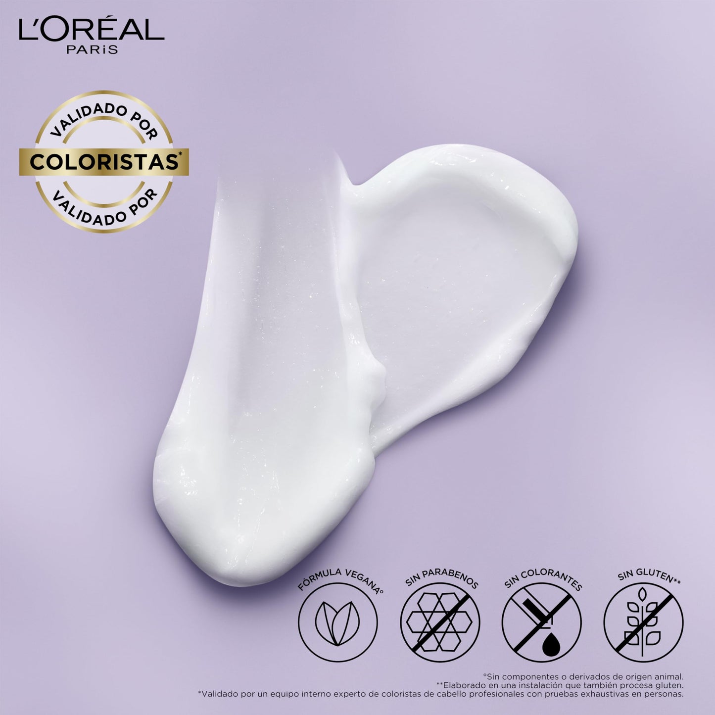 L'Oréal Paris Acondicionador con Ph balanceado Ever Pure Glossing controla aporta brillo intenso para todo tipo de pelo teñido Sin Sulfatos, 250ml