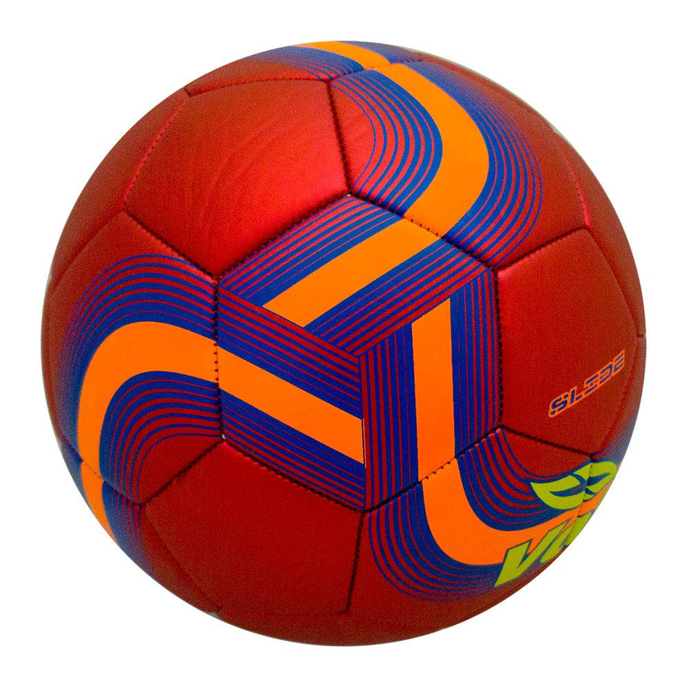 Balón de Fútbol Voit Multicolor Slide II Cosido a Maquina No.4