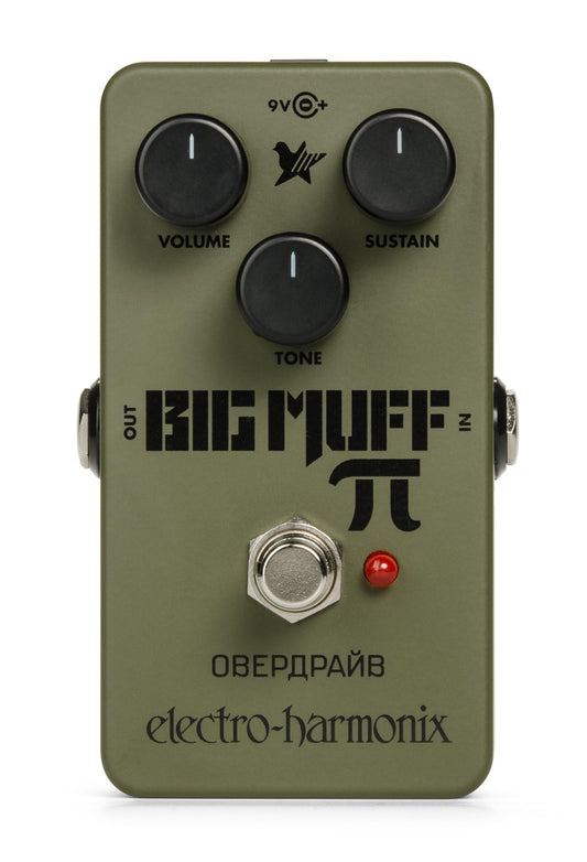 Pedal Electro-Harmonix Green Russian Big Muff Verde Distorsión para Guitarra Eléctrica