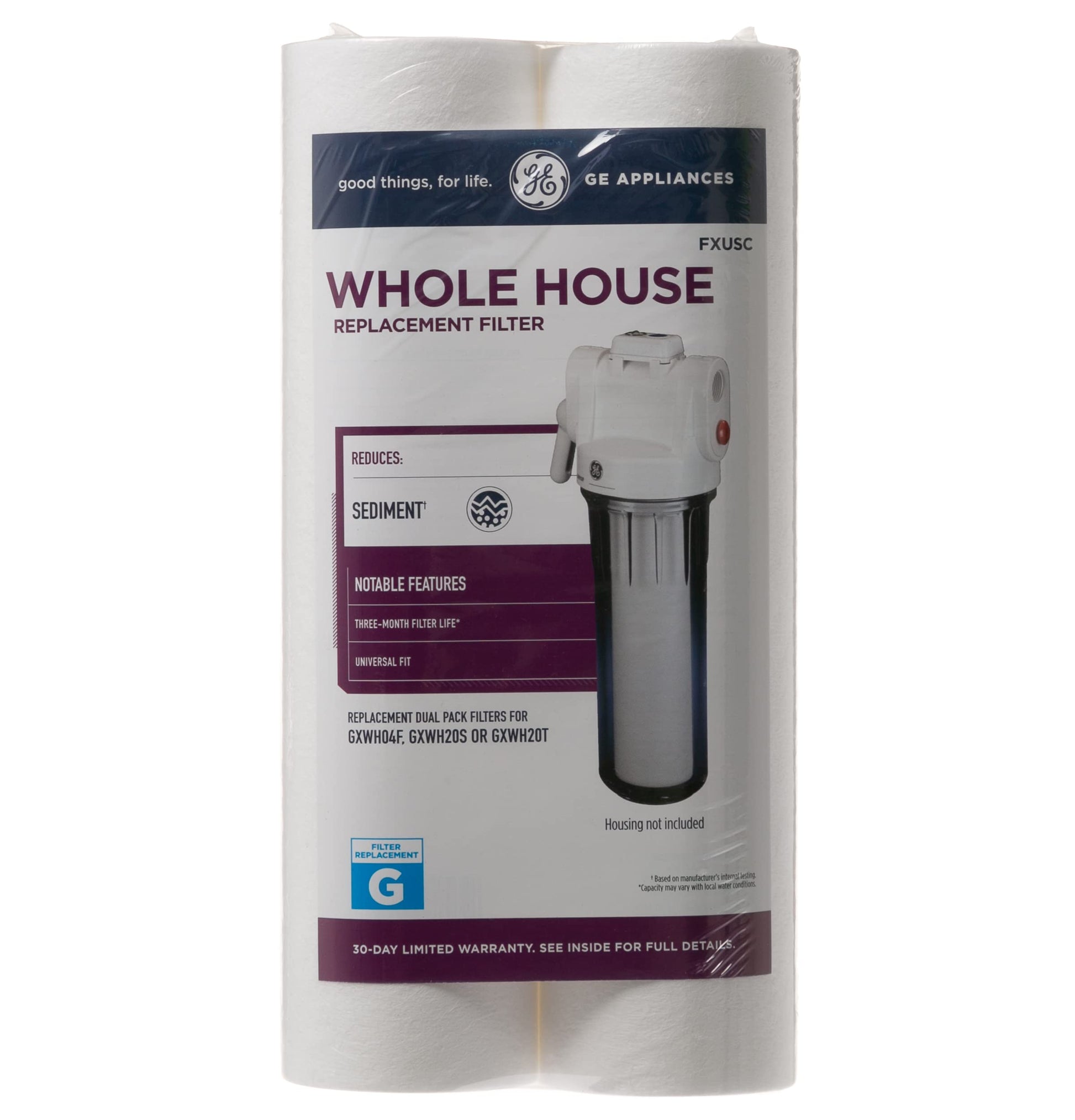 GE FXUSC Whole Home System Replacement Filter Set