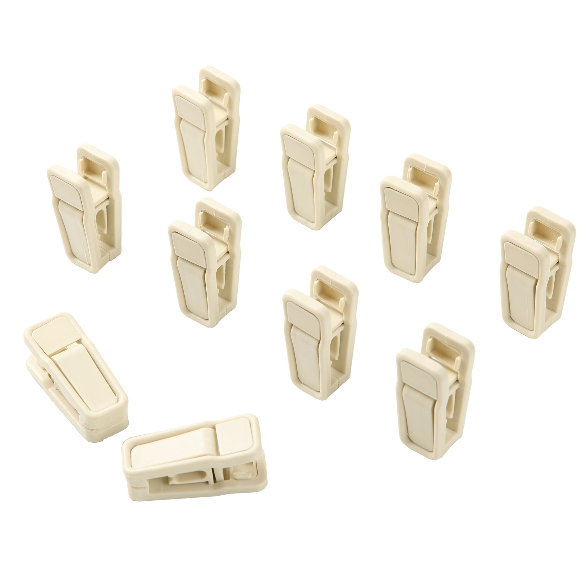Finnhomy - percha de ropa de ropa antideslizante para bebés y niños, paquete de 30 perchas de terciopelo con 10 clips para dedos, color beige