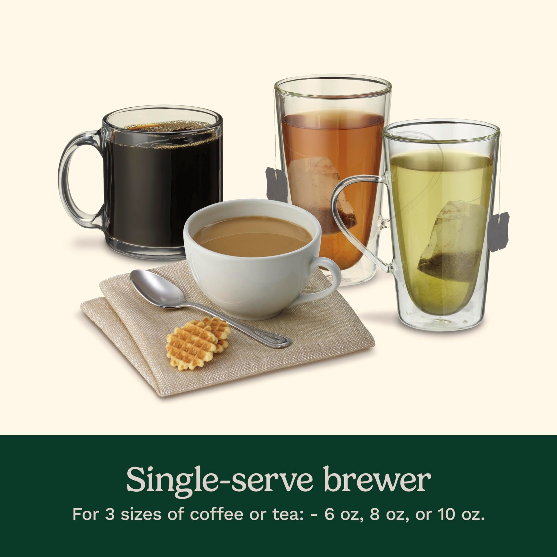 Cuisinart SS-10 Premium single-serve cafetera, acero inoxidable, Estándar, Acero inoxidable, none, 1, 1
