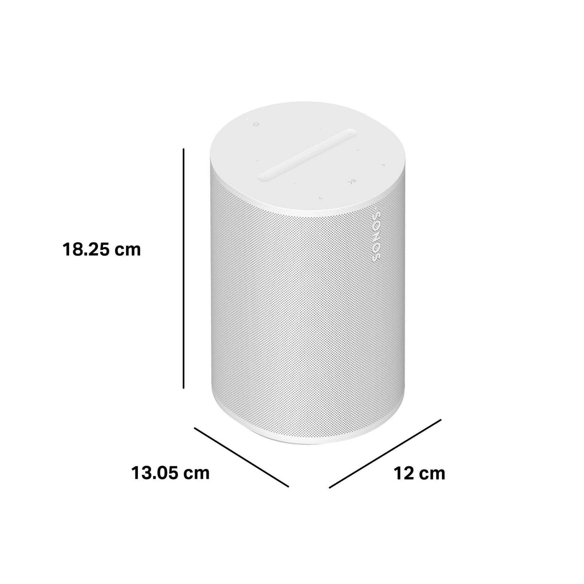 Sonos Era 100 Bocina Inalámbrica con Acústica y Conectividad de Última Generación Wi-Fi y Bluetooth - Blanco