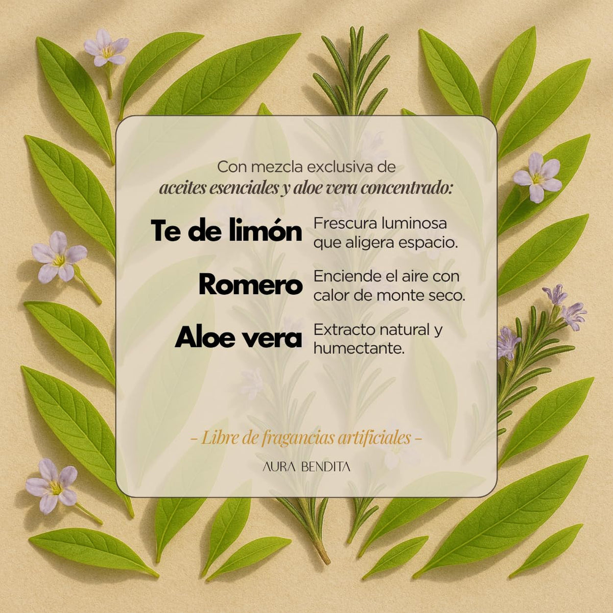 Jabón líquido para manos Lemon Grove con aceites esenciales Aura Bendita