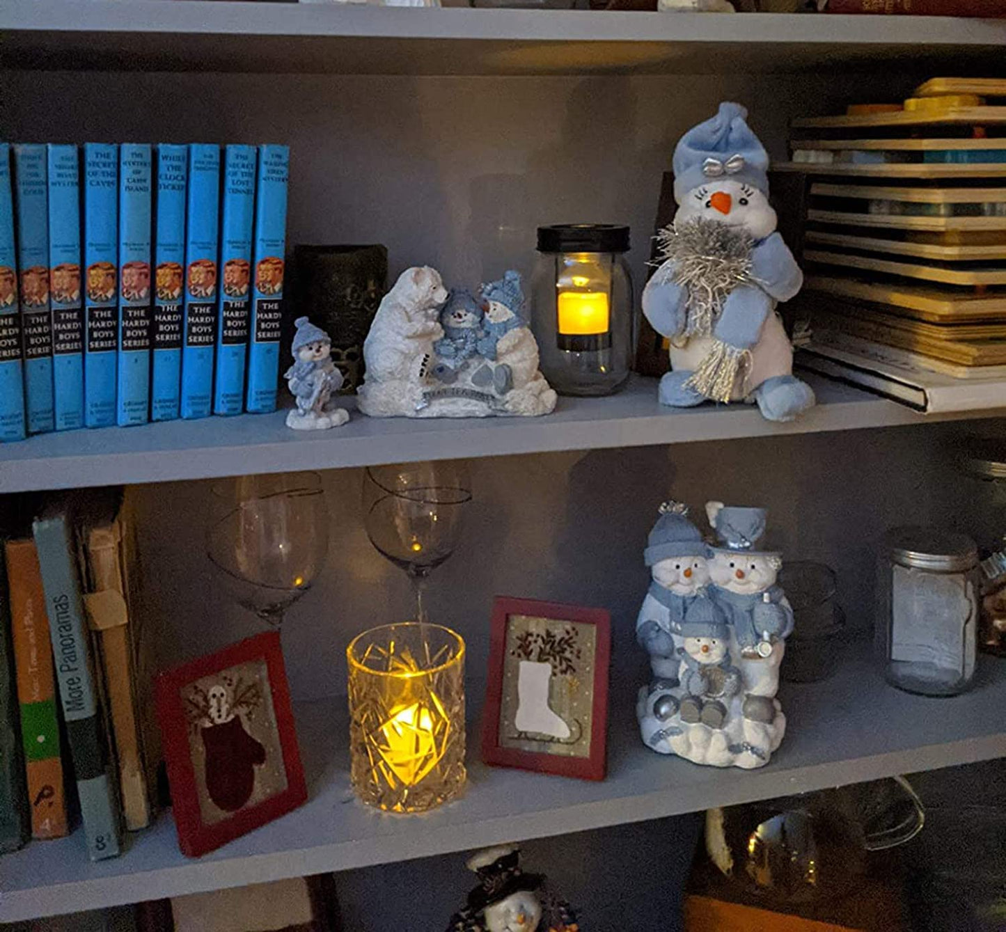 Velas LED de Té Paquete 12 Pilas Amarillo Cálido Efecto Parpadeo para Decoración Hogar y Fiestas