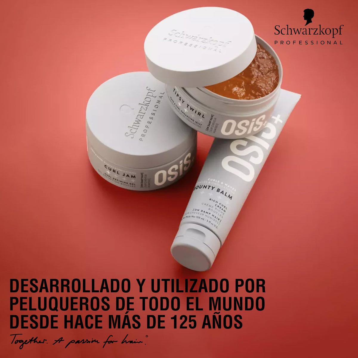 OSIS - Curl Jam Gel de Rizos 300 ml, Hidrata y Define el Cabello, Aporta Suavidad, Realza Rizos Naturales, Fijación Ligera, Reactiva Elasticidad, Brillo Realzado y Gran Definición
