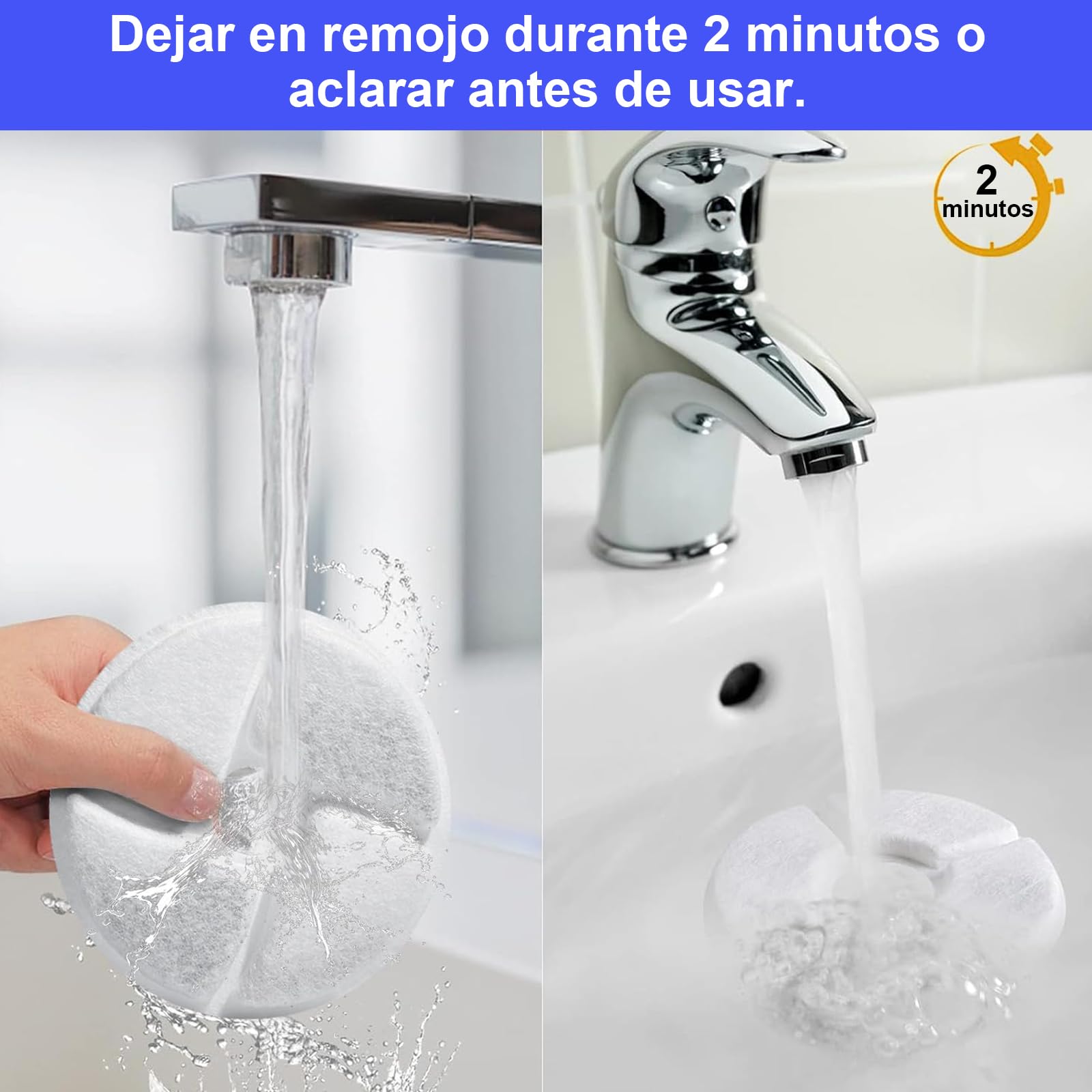 Filtros para Fuente de Gatos Rispetit Blanca con Resina y Carbón Activo, Triple Filtración 8 Piezas para Mascotas