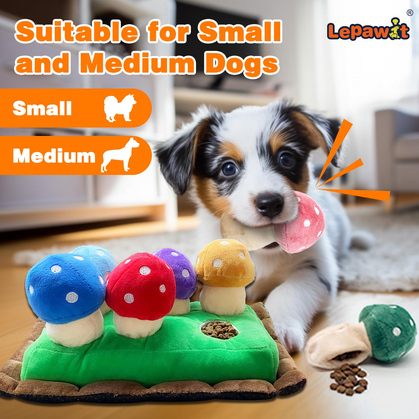 Lepawit Juguetes Para Perros Para El Aburrimiento Y Estimulantes Juguetes Interactivos Para Perros De Escondite Juguetes Lindos Para Enriquecimiento De Perros Juguetes Para Perros Chirriantes De Felpa