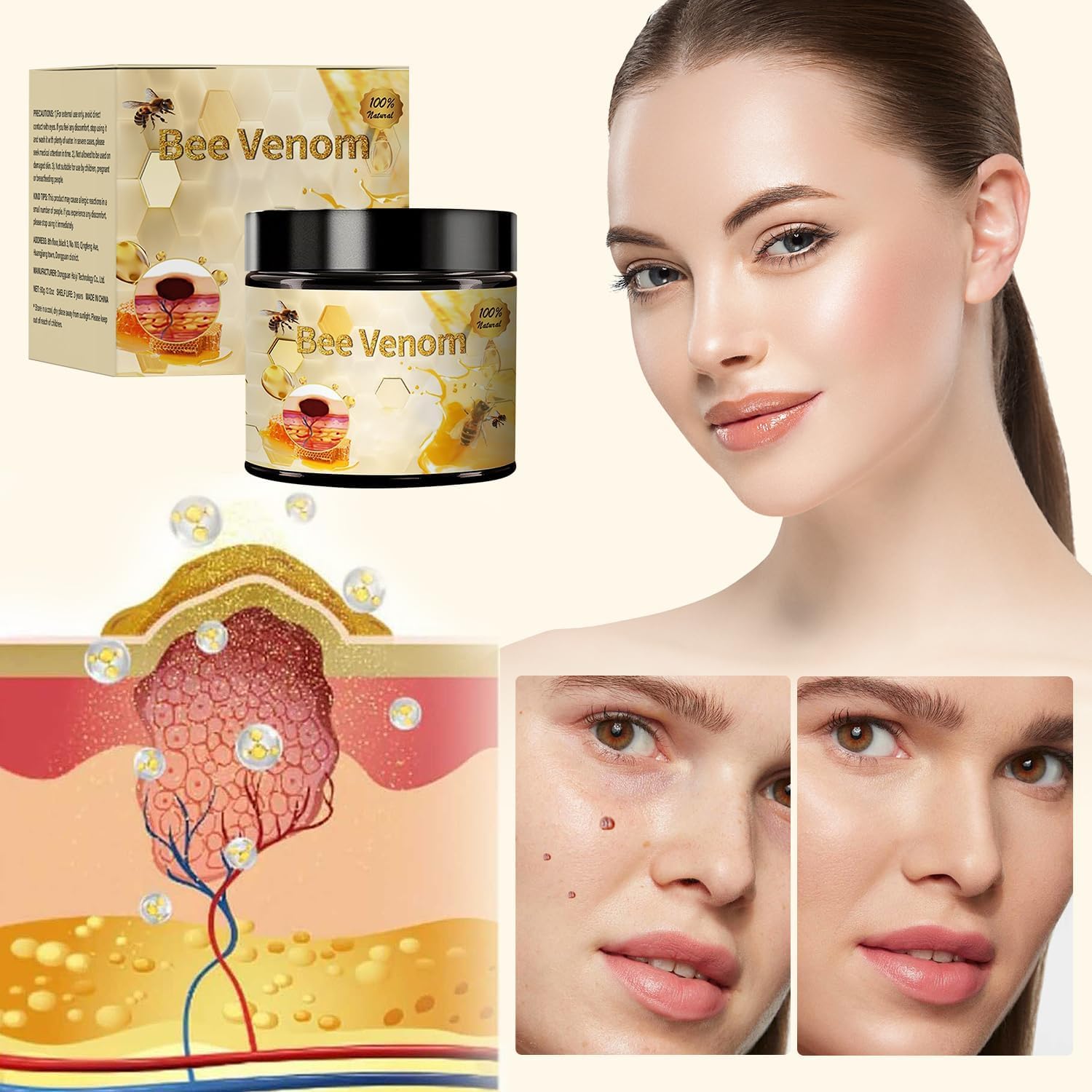 Beef Tallow For Skin,Cebo De Res Para La Cara, Crema De Cebo De Res Con Balsamo De Miel (2PCS)
