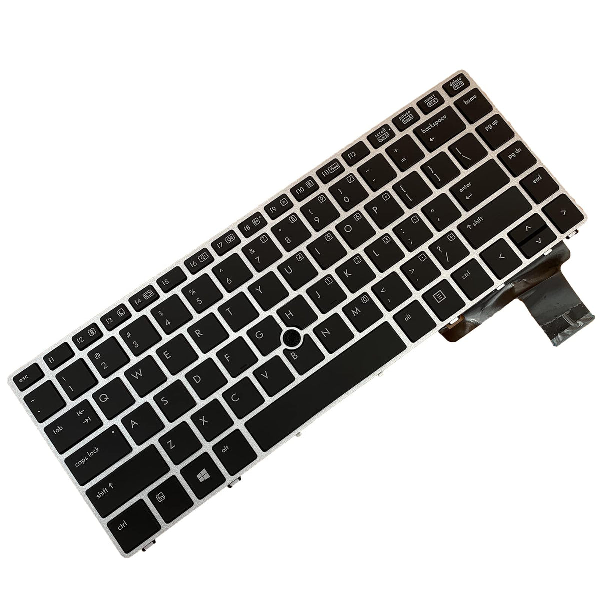 Repuesto de Teclado con Retroiluminación Tiugochr Negro para HP EliteBook Folio 9470M 9480M